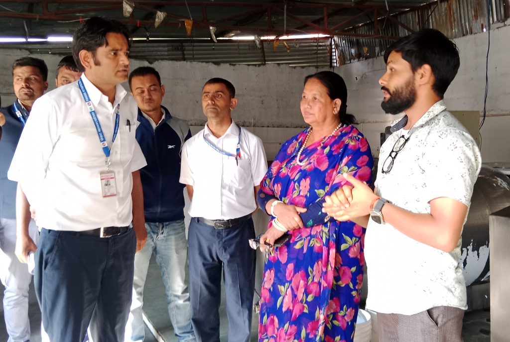 दुुध, डेरी पसल र उद्योगमा पोखरा महानगरको अनुगमन