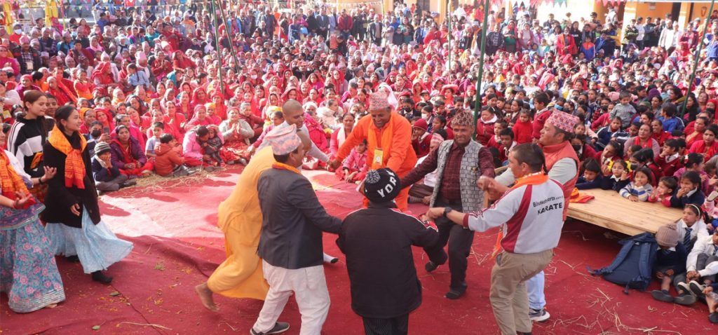 कास्कीको माछापुच्छ्रे गाउँपालिका २ सार्दिखोलामा ‘धार्मिक महोत्सव’ हुदैँ