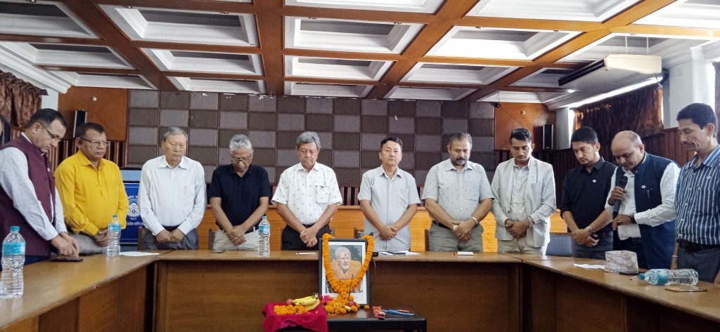 पोउवा संघका मानार्थ सदस्य जर्मन नागरिक कुबेराको निधनमा श्रद्धाञ्जली सभा  