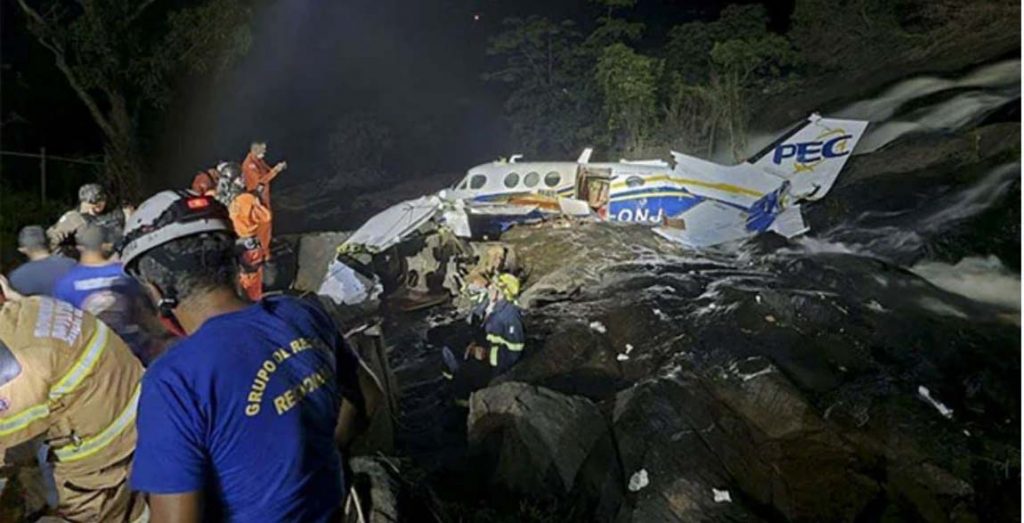 ब्राजिल विमान दुर्घटना : ६२ जनाको शव फेला