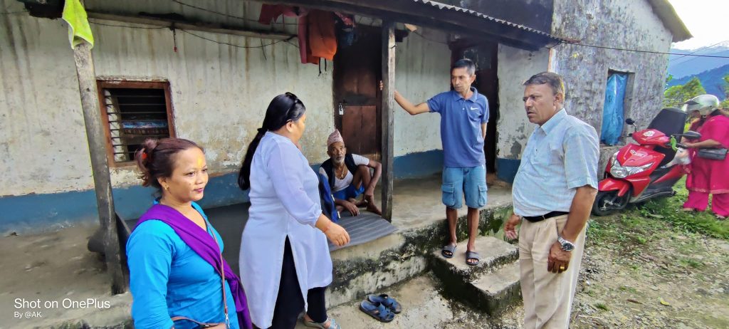 पोखरा १३ ले घुम्ती सेवा मार्फत सेवा प्रदान