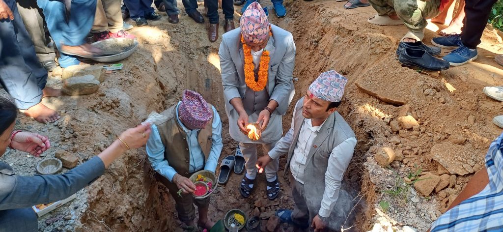 रुपा रिङरोड दोस्रो खण्डको शिलान्यास