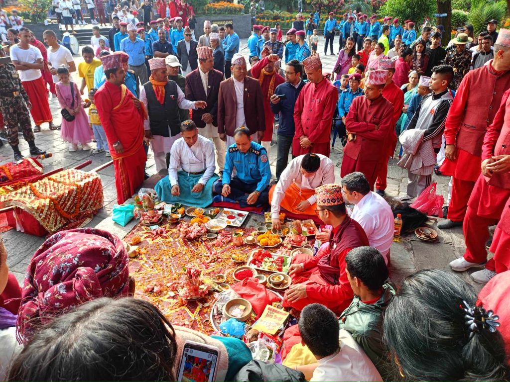 आज आश्विन शुक्ल सप्तमी, फूलपाती भित्र्याइँदै