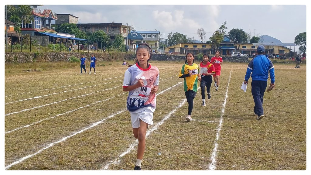माछापुच्छ्रे गाउँपालिका स्तरीय छैठौं राष्ट्रपति रनिङ शिल्ड प्रतियोगिता सुरु