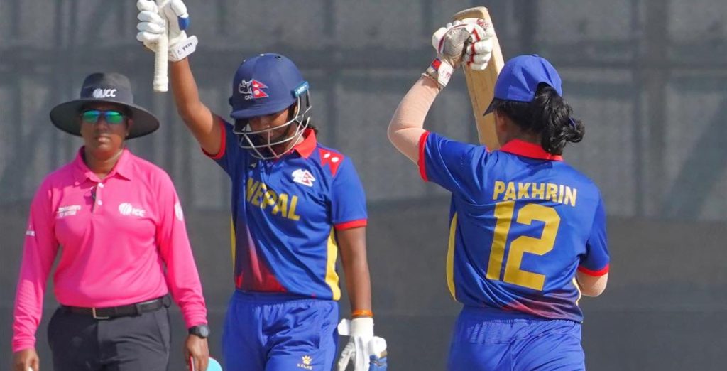 आईसीसी यू–१९ महिला विश्वकप एसिया छनोट : कुवेतविरुद्ध नेपालको सानदार जित