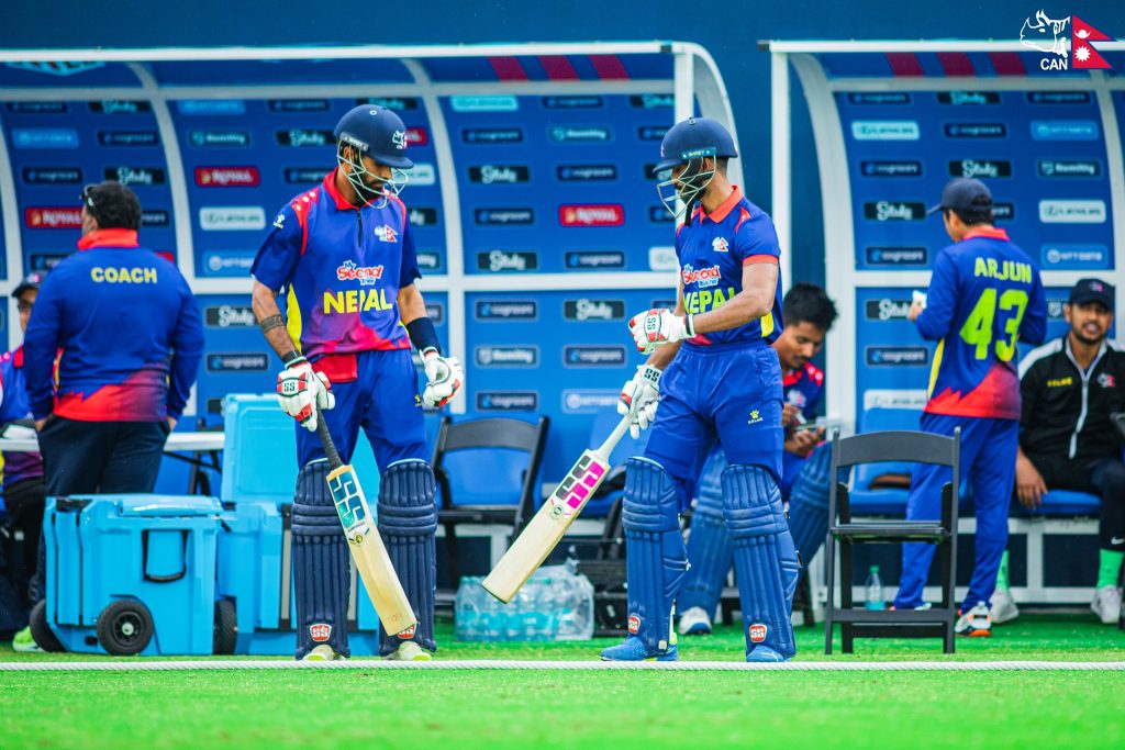 वर्षाका कारण खेल रोकिएसंगै नेपाल र स्कट्ल्याण्डले अंक बाँडे