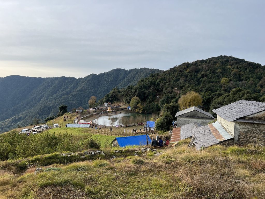 बागलुङको ऐतिहाँसिक गाजाको दहमा पानी सुक्न थालेपछि स्थानीयवासी चिन्तित