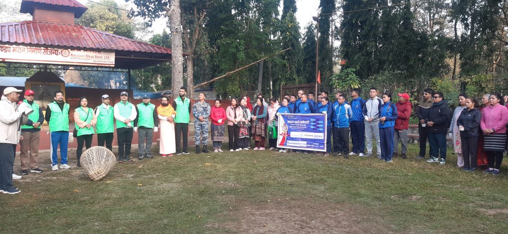 सम्पदा सरसफाई अभियानः केदारेश्वर महादेव मन्दिर परिसर सरसफाई