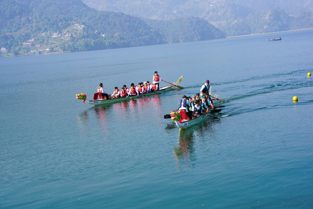 पोखरामा नेपाल–चीन मैत्रीपूर्ण ड्रागन बोट रेस फेस्टिभल सुरु