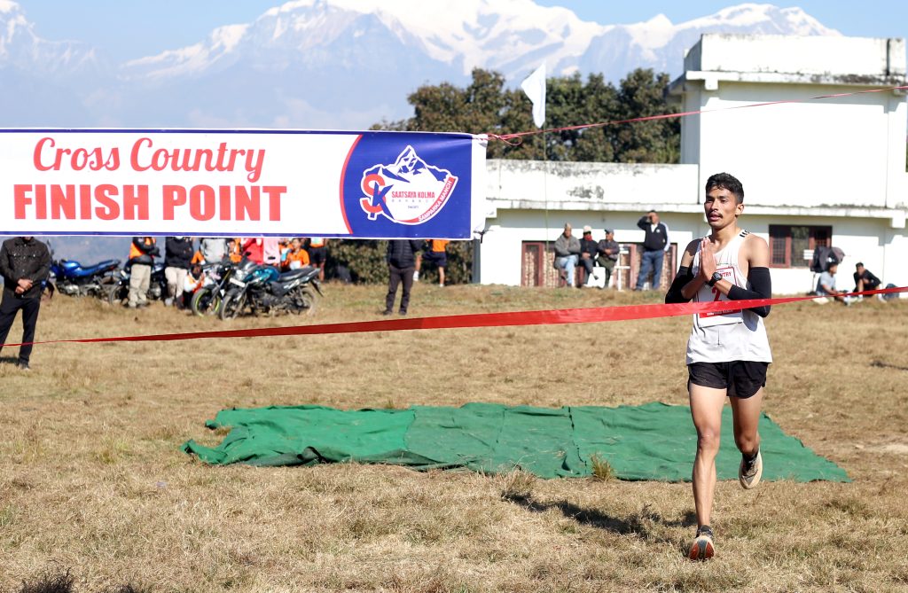 स्याङजाको कोल्मामा सम्पन्न क्रस कन्ट्रीमा आर्मीको बर्चस्व