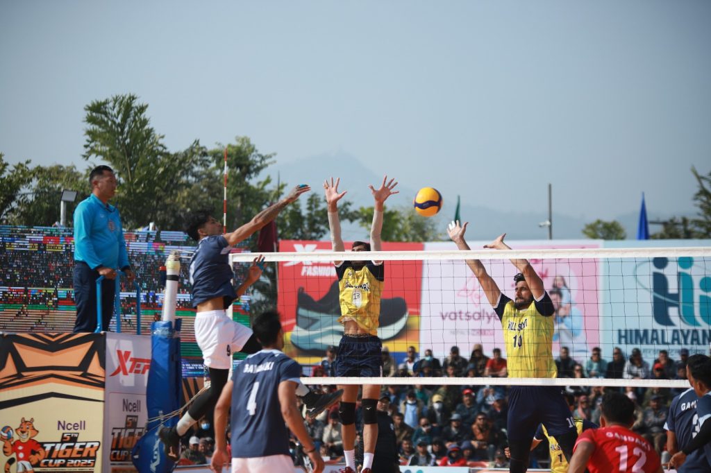 टाइगर कप भलिबलः भारतको सुनिल क्लबलाई हराउँदै गण्डकी दोस्रो क्वालिफायरमा प्रवेश