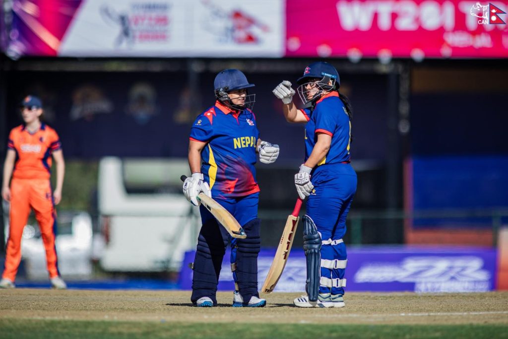पहिलो खेलमा नेदरल्यान्ड्ससंग नेपाल पराजित