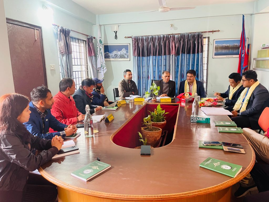 टान गण्डकीद्वारा नेपाल पर्यटन बोर्डका नवनियुक्त निर्देशक लामिछानेलाई स्वागत