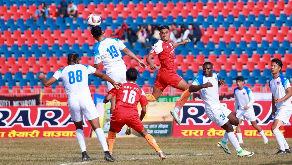 एपीएफलाई पराजितगर्दै मछिन्द्र क्वार्टरफाइनलमा