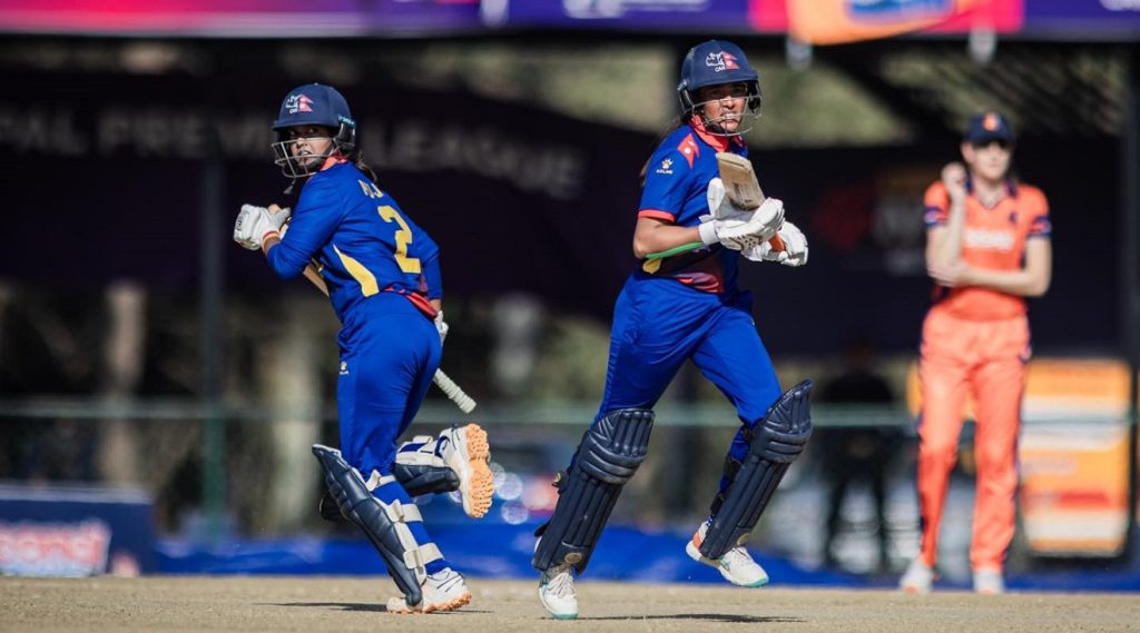 नेदरल्यान्ड्ससगँ नेपाल १५ रनले पराजित