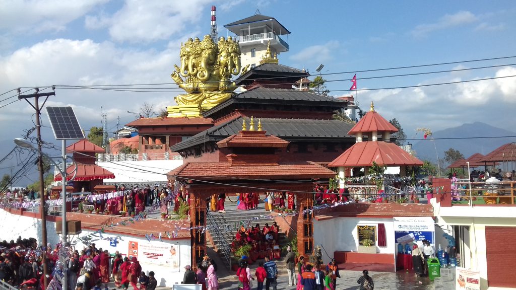 सराङकोटमा जारी धार्मिक पर्यटन महाउत्सवमा भक्तजनको घुइचो