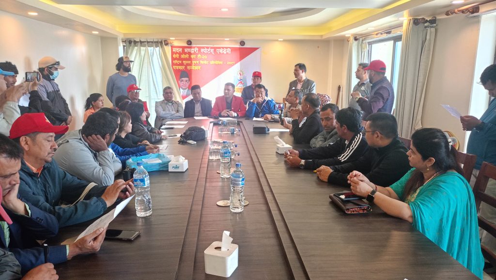 केपी ओली कप टी २० क्रिकेट प्रतियोगिता २३ चैतदेखि हुने