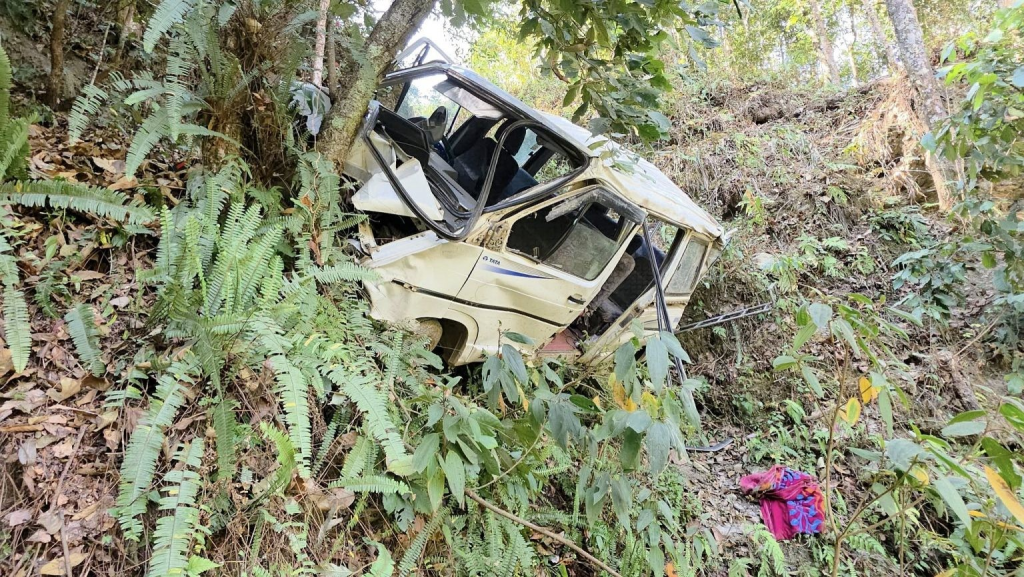स्याङजामा सवारी दुर्घटनामा परि एकजनाको ज्यान गुम्यो