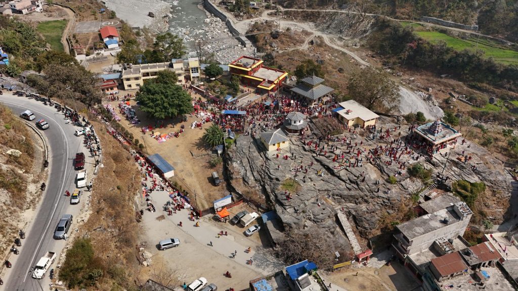 म्याग्दीको गलेश्वर बजारमा सौन्दर्यकरण योजना सुरुआत