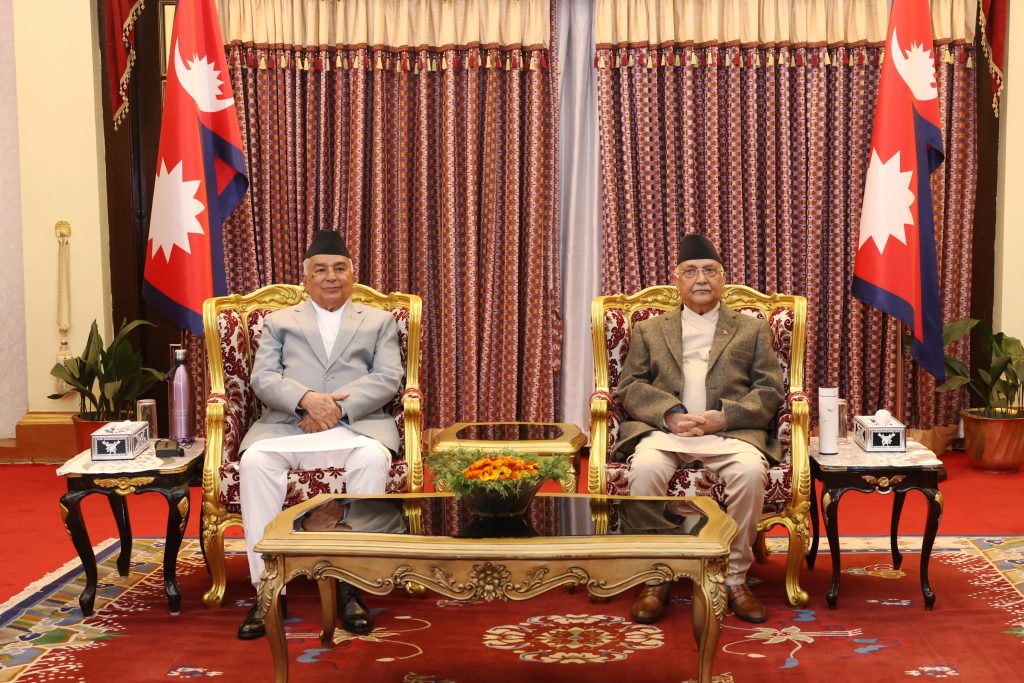 प्रधानमन्त्रीद्धारा  राष्ट्रपतिसमक्ष वार्षिक प्रतिवेदन पेस