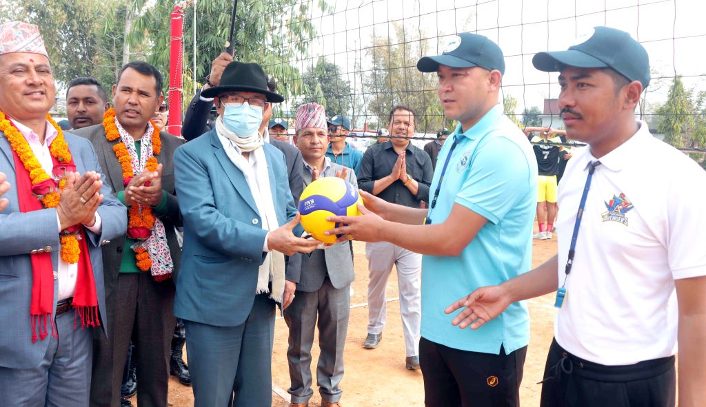 पोखरा–१४  मा वडाध्यक्ष कप भलिबल प्रतियोगिताको सुरु