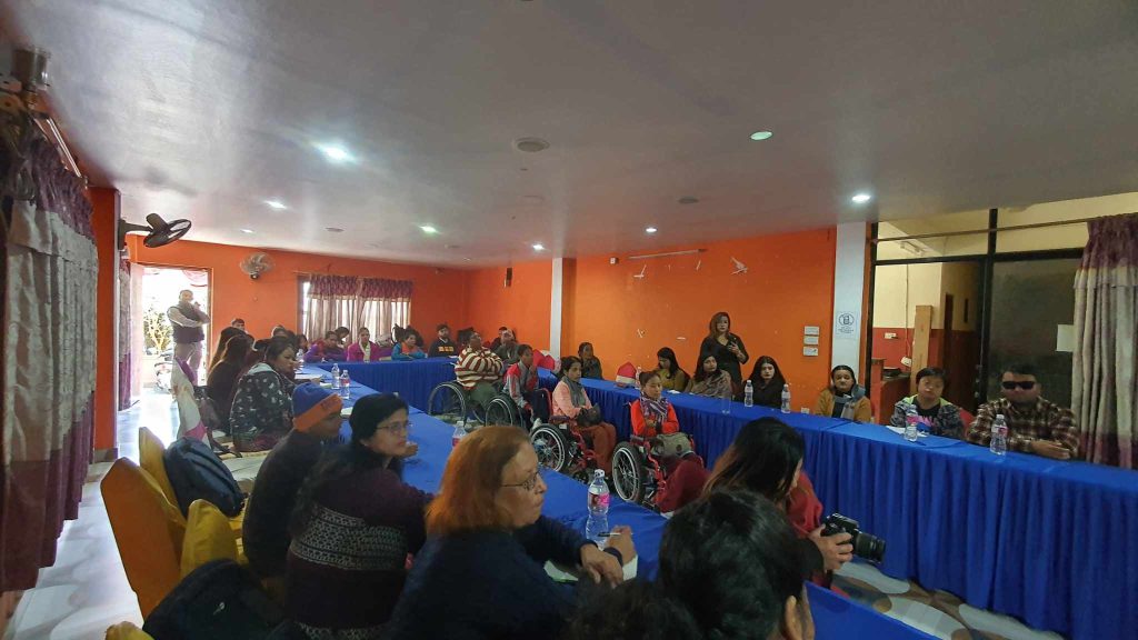 अपाङ्गता भएका महिलाका सवाल र मिडियाको भूमिका विषयक अभिमुखिकरण