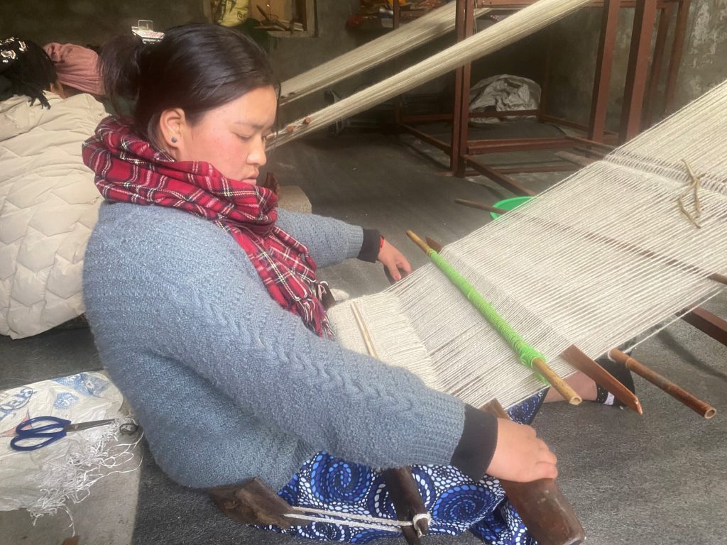 भेडाको ऊनबाट आम्दानी खोज्दै बागलुङ निसीभुजीका आमाहरु