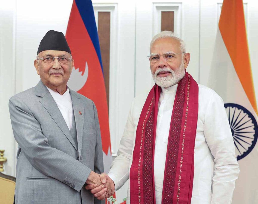 मोदीसँगको भेटपछि ओलीले भने– भेटवार्ता सार्थक र रचनात्मक