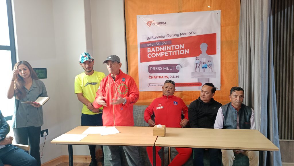 समाजसेवी बिल बहादुर गुरुङको स्मृतिमा अन्तर बिद्यालय व्याडमिन्टन प्रतियोगिता हुने
