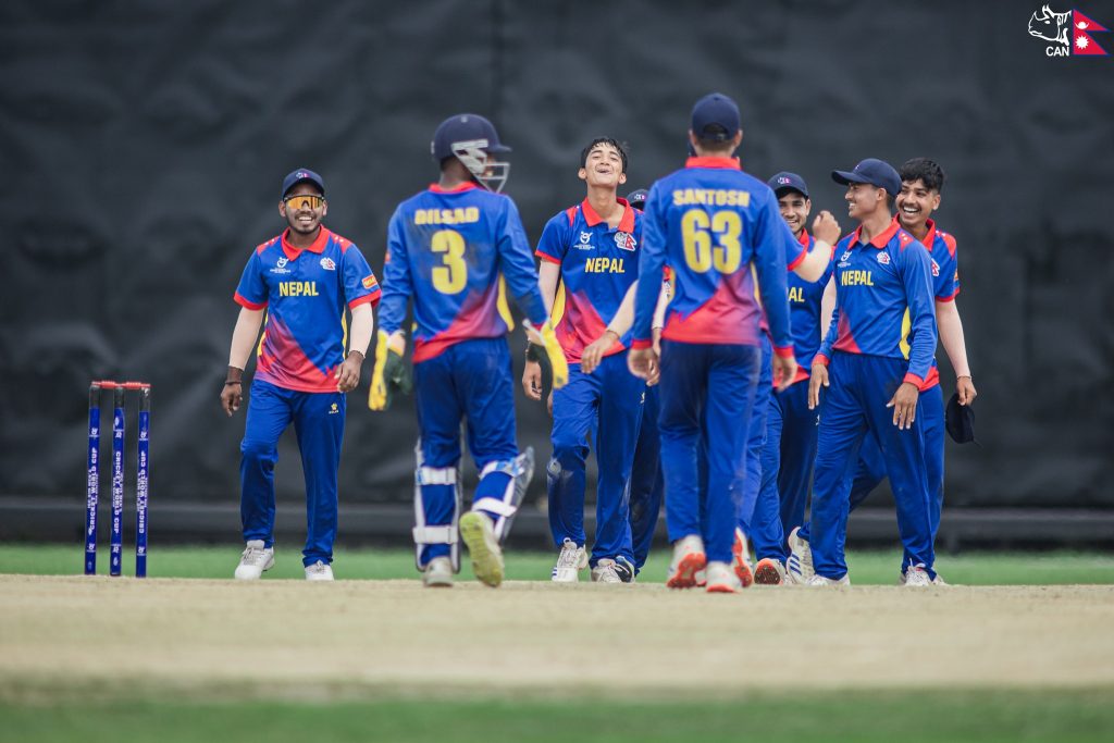 आईसीसी यु–१९ विश्वकप एसिया छनोट : नेपालको लगातार तेस्रो जीत