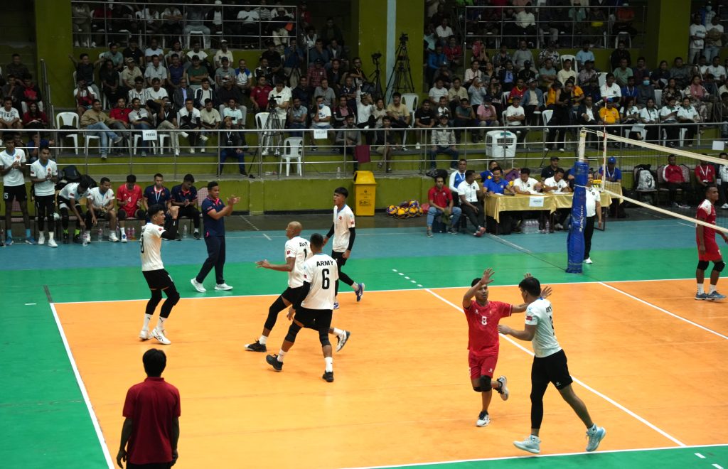 लायन्स कप भलिबल : एपिएफलाई हराउँदै आर्मी तेस्रो