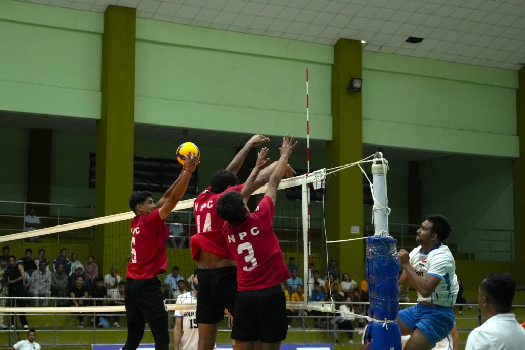 प्रथम लायन्स कप भलिबलः भारतीय टोली नेपाल पुलिससँग सोझो सेटमा पराजित