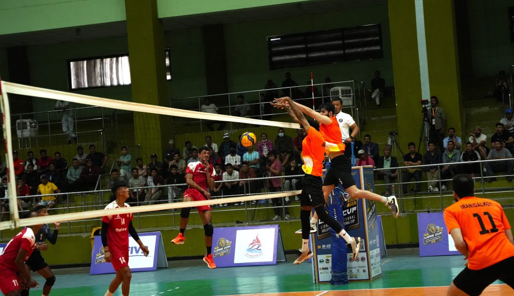 प्रथम लायन्स कप भलिबल सुरु:  पहिलो खेलमा इरानी टोलीले एपिएफलाई हरायो