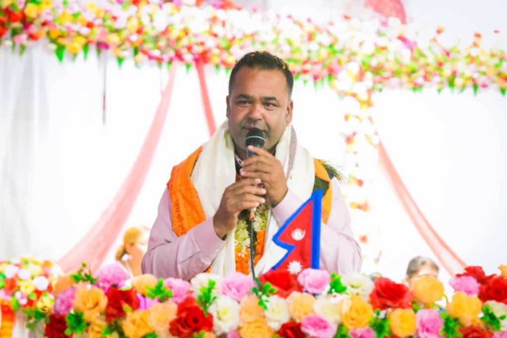 धार्मिक सेवा र दानसहित नगरप्रमुख विष्टको टोली गण्डकी कोटिहोमबाट फर्कियो