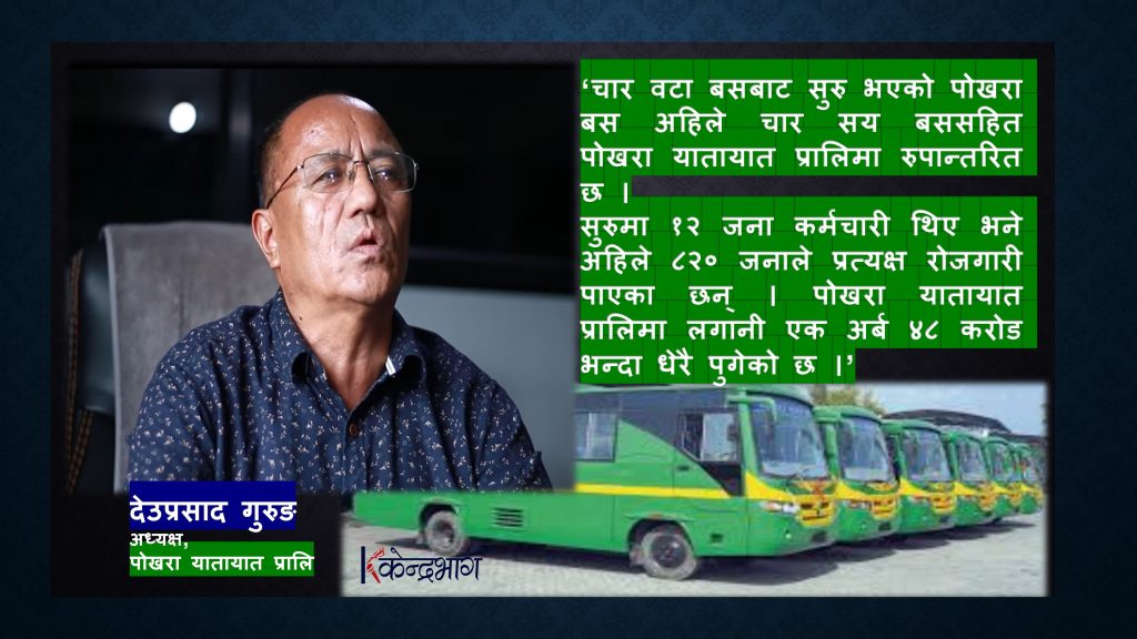‘बसपार्क नबनाई पोखराको यातायात व्यवस्थित हुन सक्दैन’