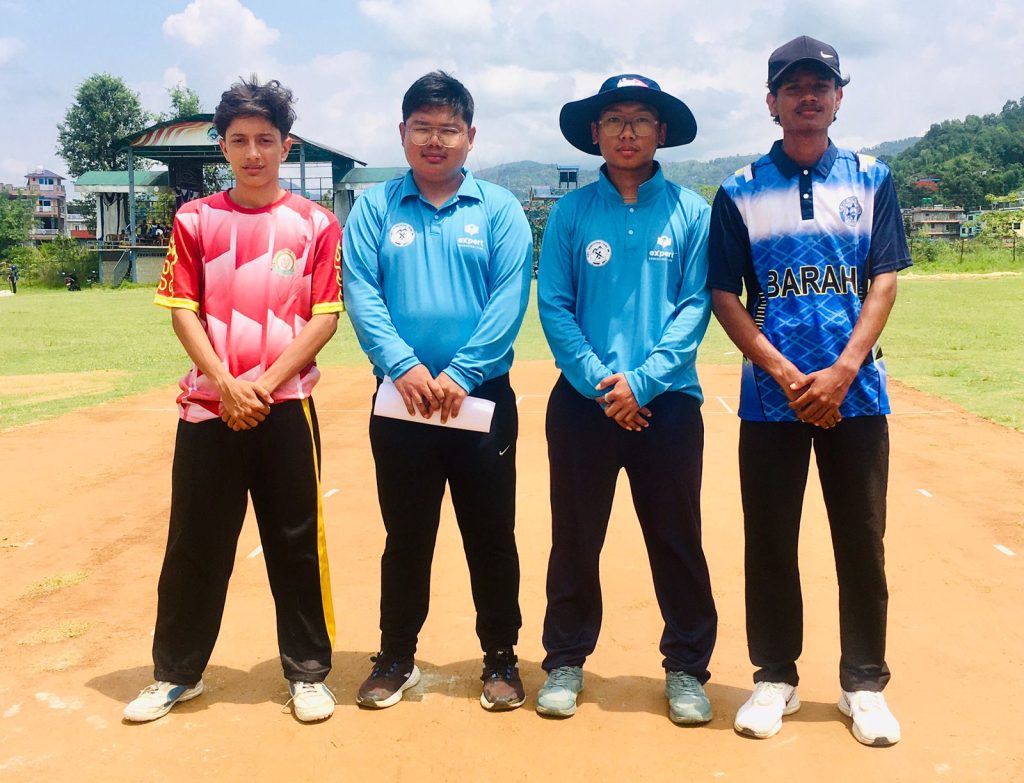 एक्सपर्ट एजुकेसन अन्तर विद्यालय छात्र टी–२० क्रिकेट प्रतियोगितामा मदरल्याण्डको बिजयी शुरुवात