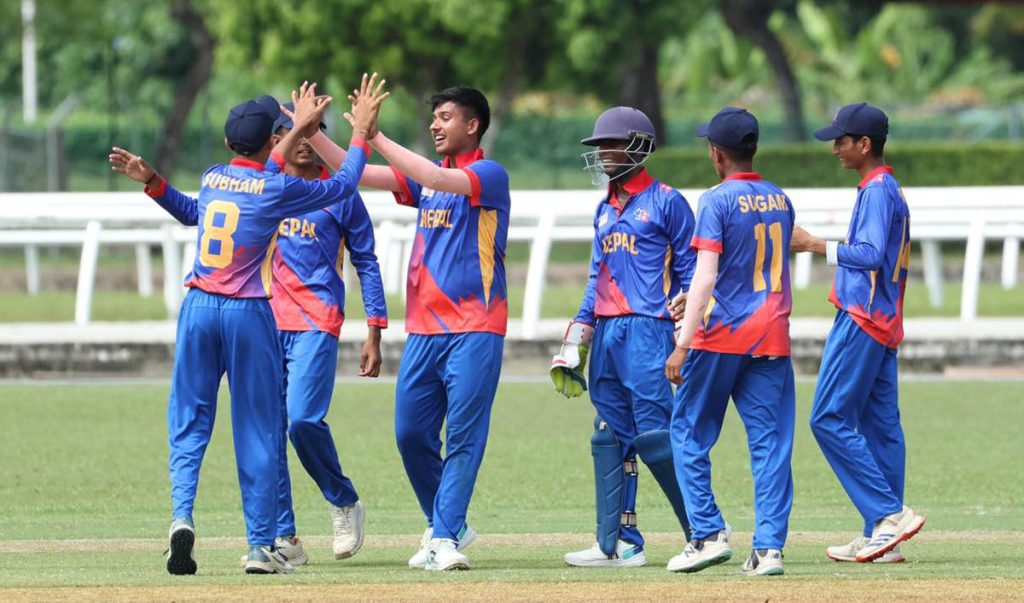 मलेसियालाई हराउँदै नेपाल एसीसी यू–१६ इस्ट जोन कपको फाइनलमा