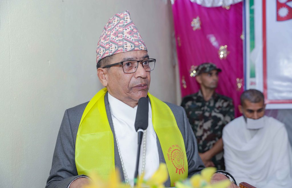 समाज नैतिक मूल्यमान्यता र सदाचारको खोजीमा छ : प्रदेश प्रमुख भट्ट