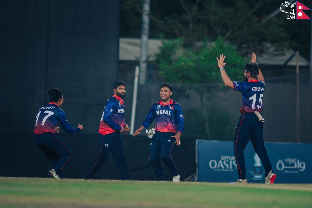 टी-२० विश्वकप छनोटमा नेपालको विजयी सुरुआत, कुवेत ५८ रनले पराजित