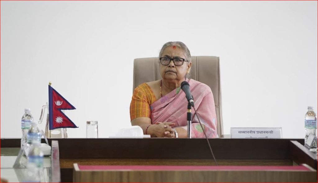 नेपाली टोलीलाई प्रधानमन्त्रीको शुभकामना : विजयी भवः