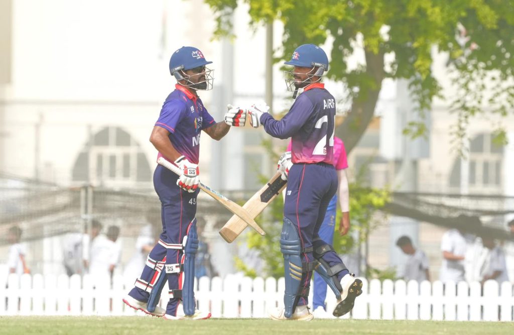 नेपालले युएईलाई दियो २४० रनको लक्ष्य