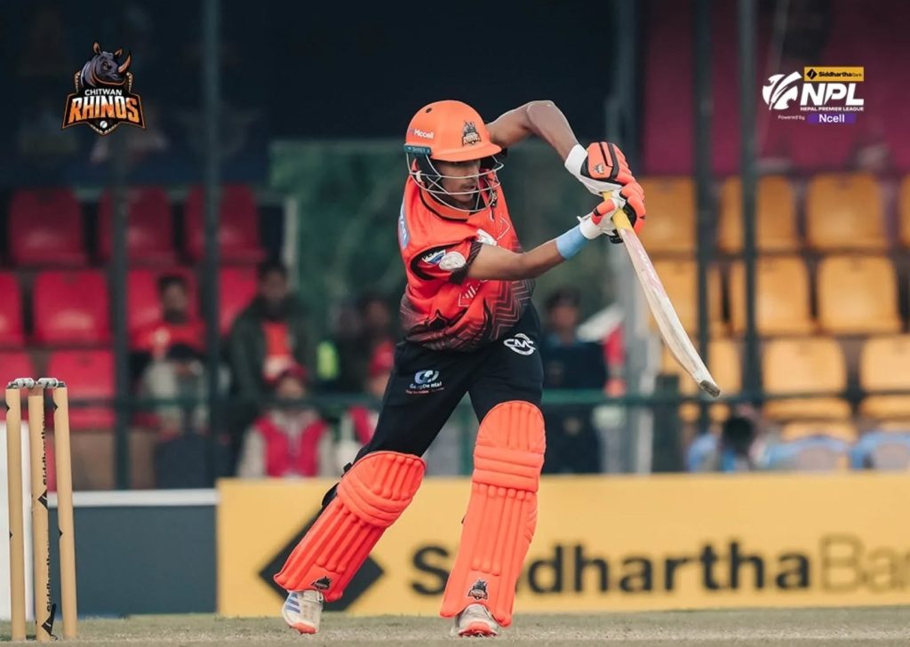 चितवन राइनोजले लुम्बिनी लायन्सलाई दियो १४३ रनको लक्ष्य