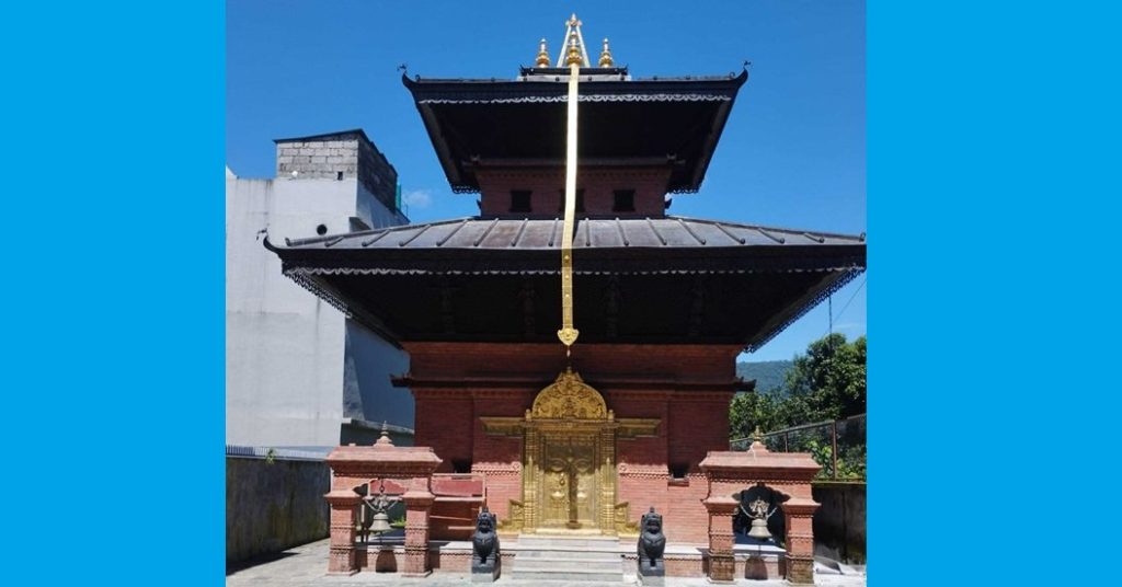 पोखरामा बन्यो एक करोड ७० लाख बढी लागतमा भैरव मन्दिर