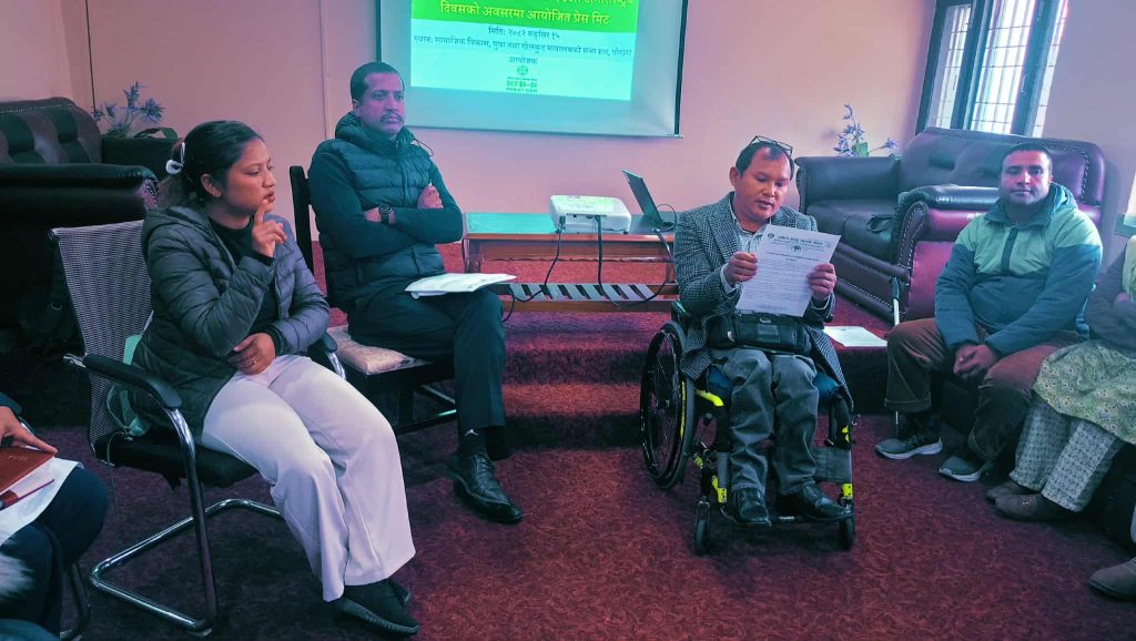 अपाङ्गता भएका व्यक्तिहरुको ३४ औं अन्तर्राष्ट्रिय दिवसको दिन पोखरामा प्रभात फेरी हुने