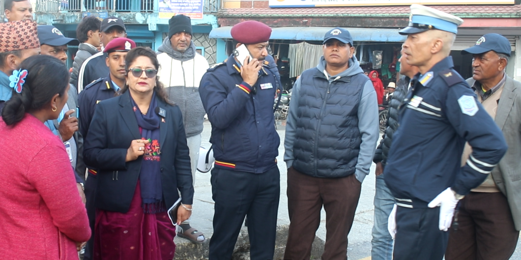 पैदल यात्रुको सुरक्षार्थ हेमजामा कास्की प्रहरीको ‘एसएलसी’ अभियान