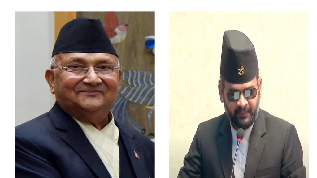 एमाले अध्यक्ष ओली र रास्वापा वरिष्ठ नेता बालेन आज झापा जाँदै