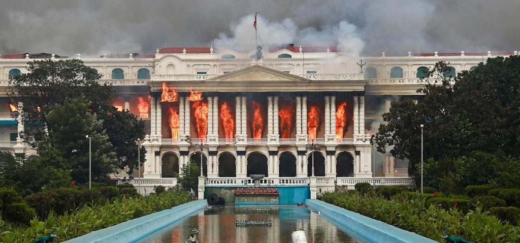 जेनजी आन्दोलन क्षतिको भौतिक पुनर्निर्माण गर्न सवा ३६ अर्ब लाग्ने