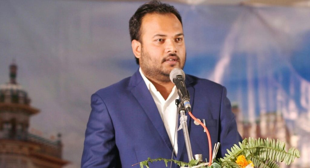 जसपा नेपालका नेता मनिष मिश्र कांग्रेस प्रवेश गर्दै