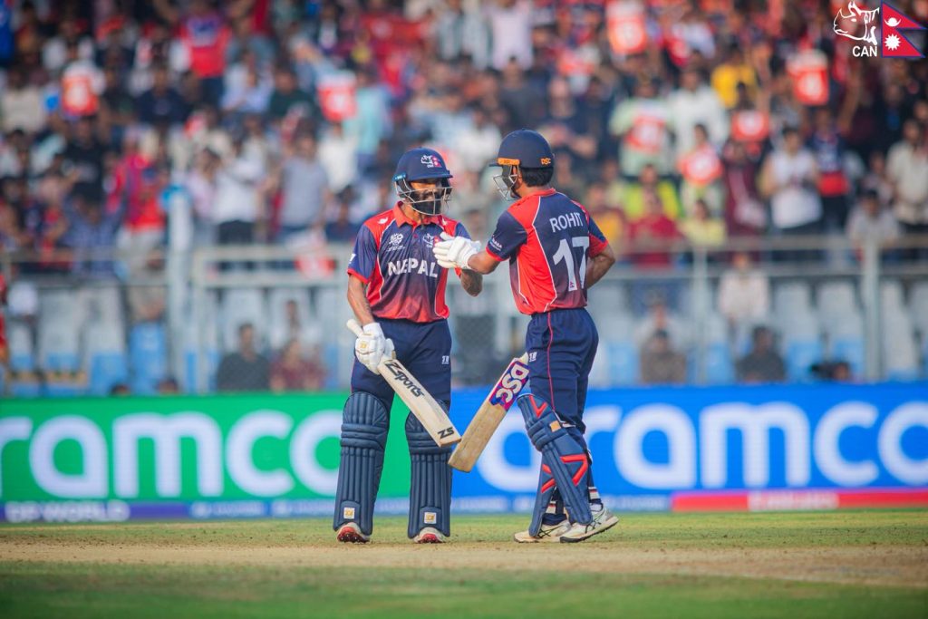इङ्लेन्डसंग नेपाल ४ रनले पराजित