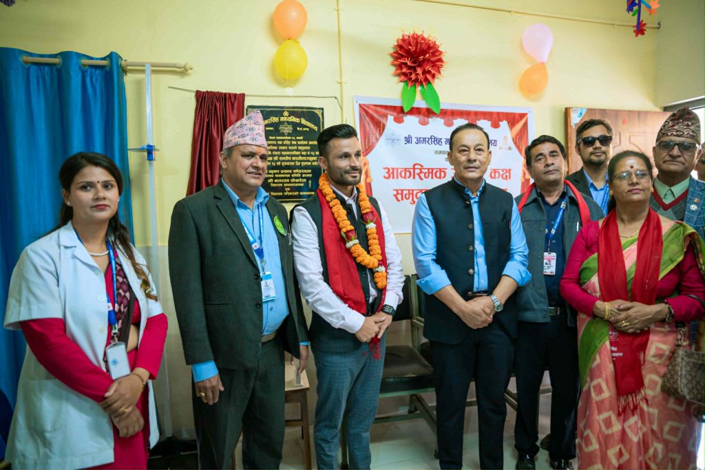 पहिलोपटक विद्यालयमै इर्मजेन्सी रुम